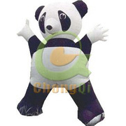inflatable panda cartoon